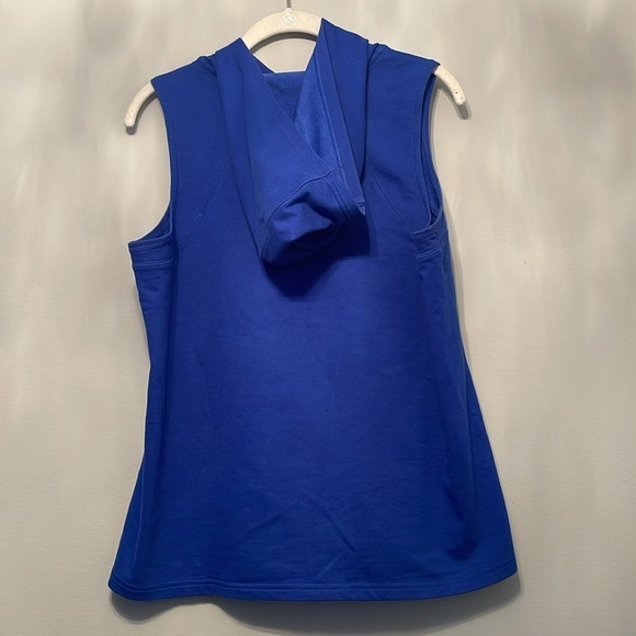 RALPH LAUREN BLUE ZIP HOODED VEST SIZE L - Picture 4 of 4